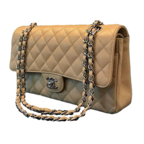 chanel 2.55 beige caviar|2.55 Handbags .